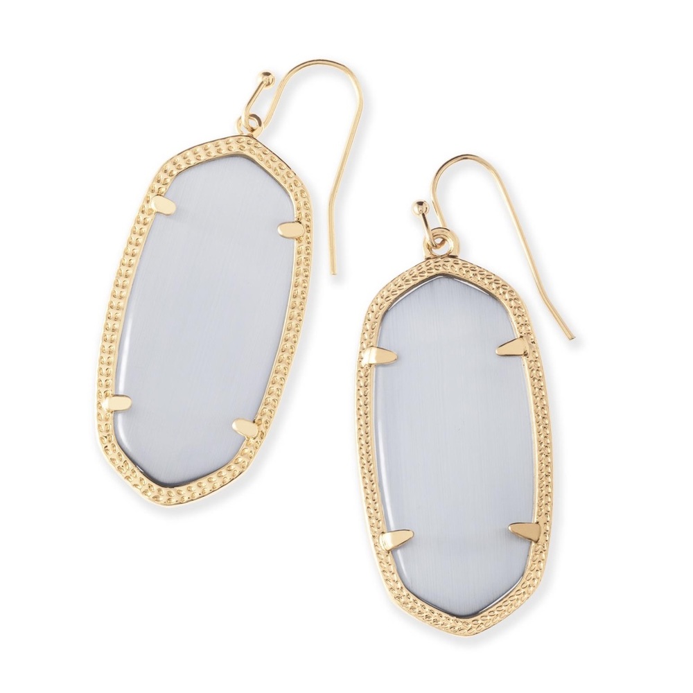 Kendra Scott Dani Earrings in Slate Cats Eye
